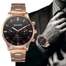 Load image into Gallery viewer, Classic Gold Watch Men