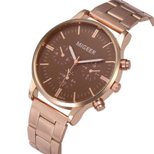 Load image into Gallery viewer, Classic Gold Watch Men