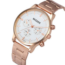 Load image into Gallery viewer, Classic Gold Watch Men